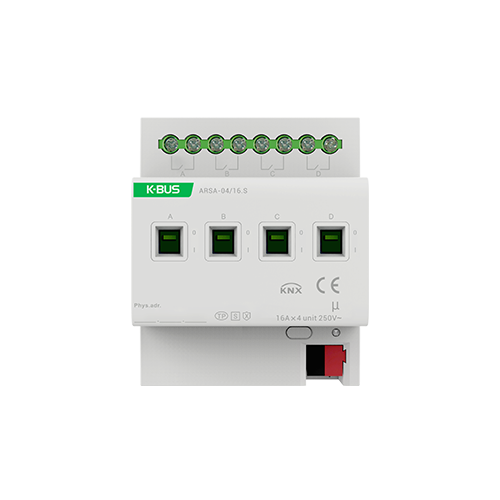 KNX Switch Actuator with Secure 4/8/12-Fold, 16/20A