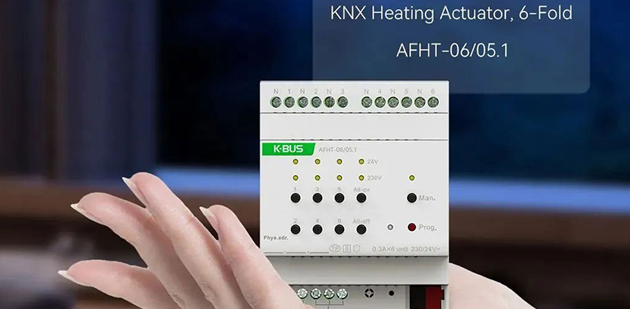 New Release | KNX Heating Actuator, Four Features Heat Your Home